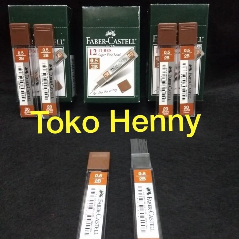 

ISI PENSIL MEKANIK 0,5 dan 0,7 2B Faber Castell