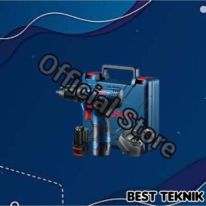 Bosch Cordless Drill Driver GSR 120-LI GEN 3 Mesin Bor Listrik Tanpa Kabel GSR 120