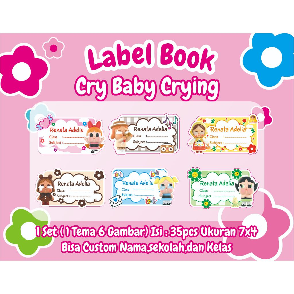 

New Label Book Cutting CryBaby