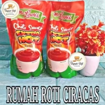 

MC LEWIS CHILI SAUCE EXTRA HOT SAUS CABE 1KG HALAL 1 KG CABAI PEDAS