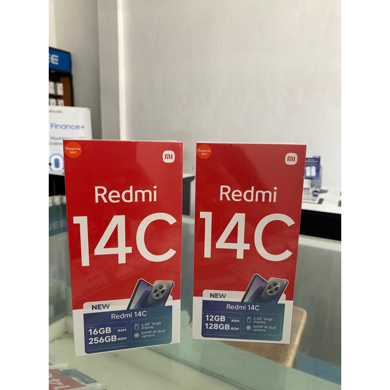 xiomi redmi 14C 4G ram8/128-8/256gb New Garansi Resmi 1 Tahun.