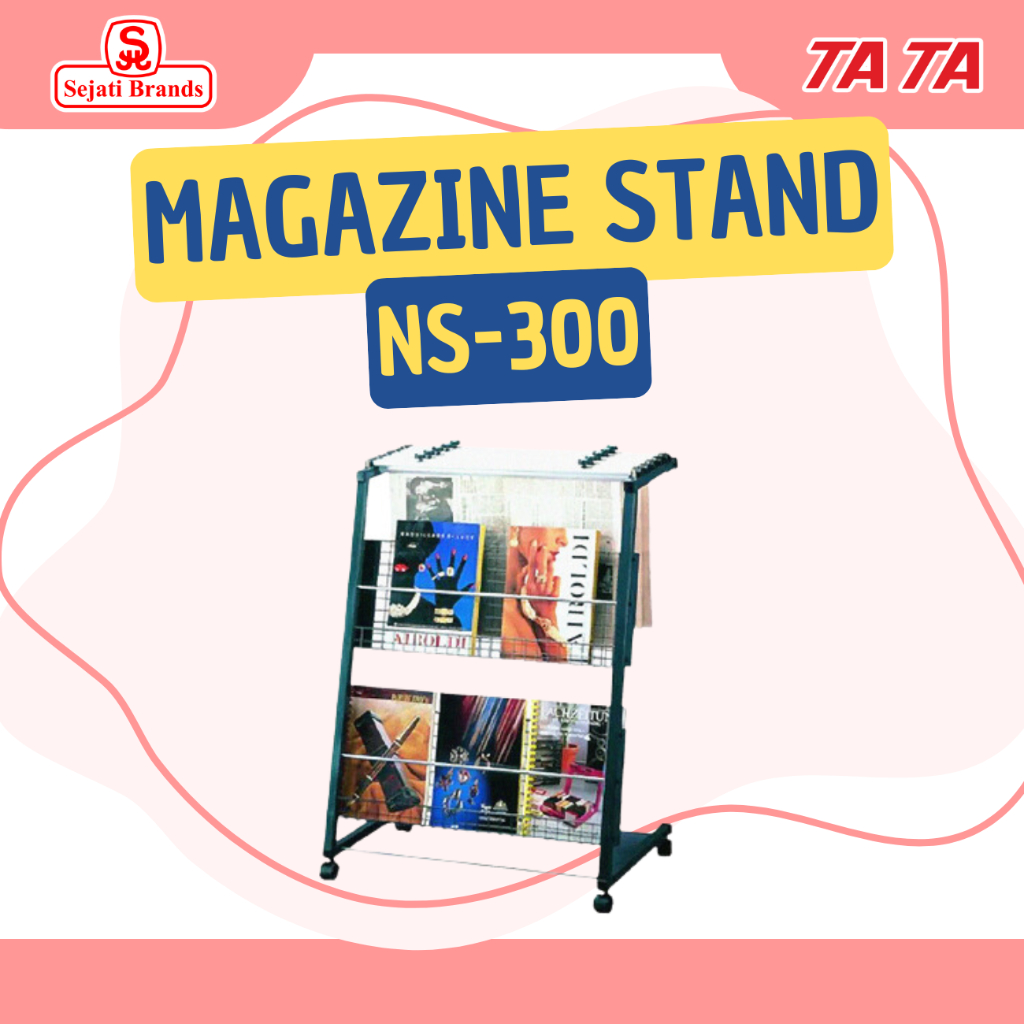 Rak Koran dan majalah/ TA TA Newspaper & Magazine Stand NS-300 / Rak Koran Gantung/Holder Magazine