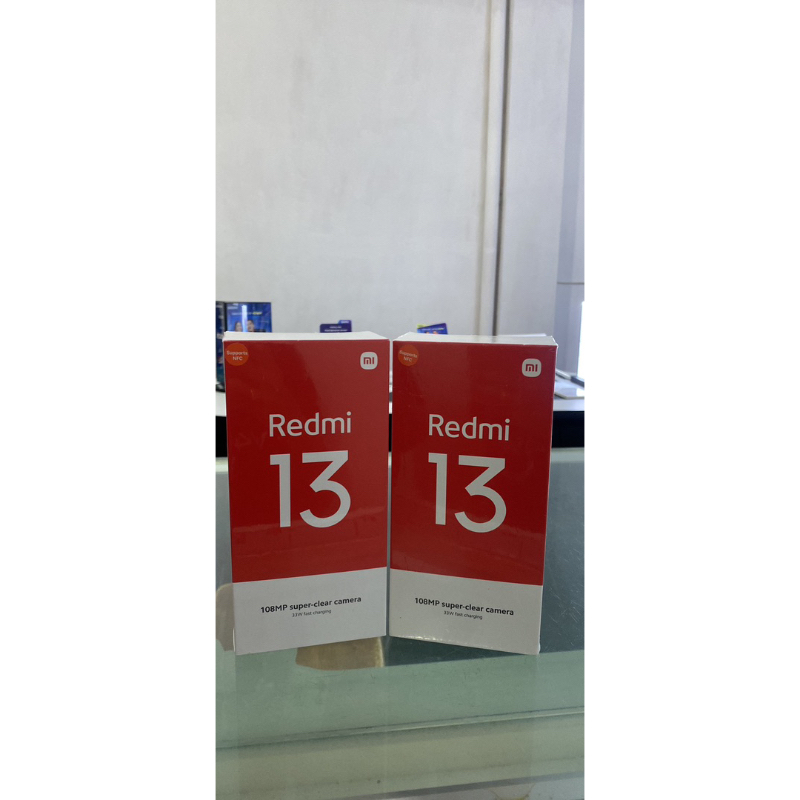 Xiomi Redmi 13 4G Ram 8/128-8/256gb New Garansi resmi 1 tahun.
