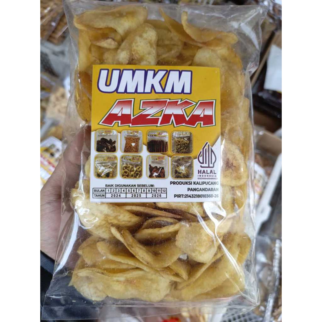 

Keripik Pisang Asin renyah gurih 200 gram