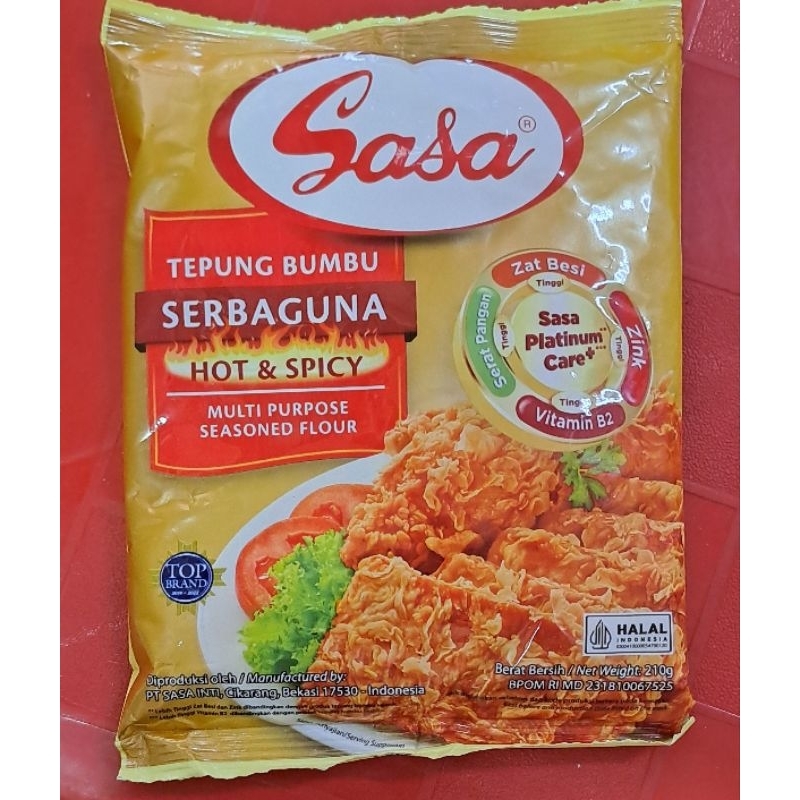 

tepung serbaguna hot & spicy Sasa 210gr brayamart