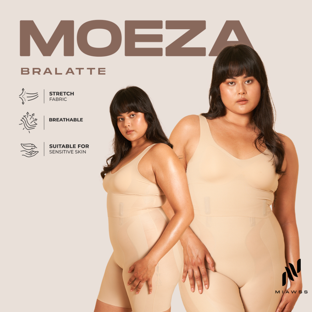 MIAWSS MOEZA - Sport Bra Seamless Up To Waist Tanpa Kawat Bra Korset Shockproof Fitness Vest Running