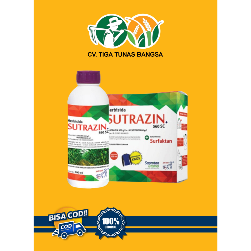 Sutrazin 560SC Herbisida Sistemik Kemasan 500 ML