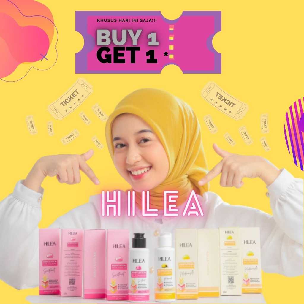 HILEA COLLAGEN BODYLOTION 2PCS PEMUTIH BADAN BPOM Original
