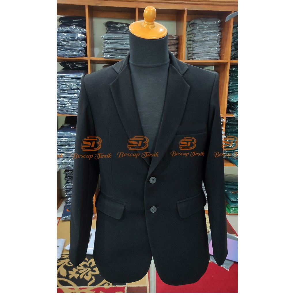Blazer Pria Jas Formal Pria Jas Blazer Jas Hitam Pria Jas Pria Casual Real Pict Original