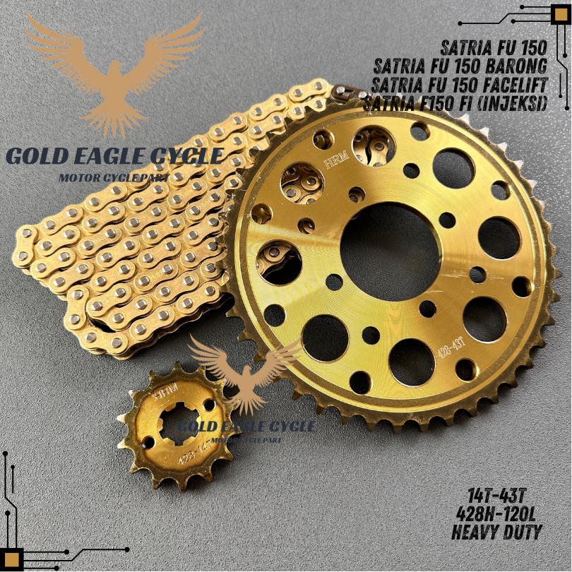GEAR GIR SET GEAR GIR PAKET SATRIA FU150 SATRIA FU150 BARONG