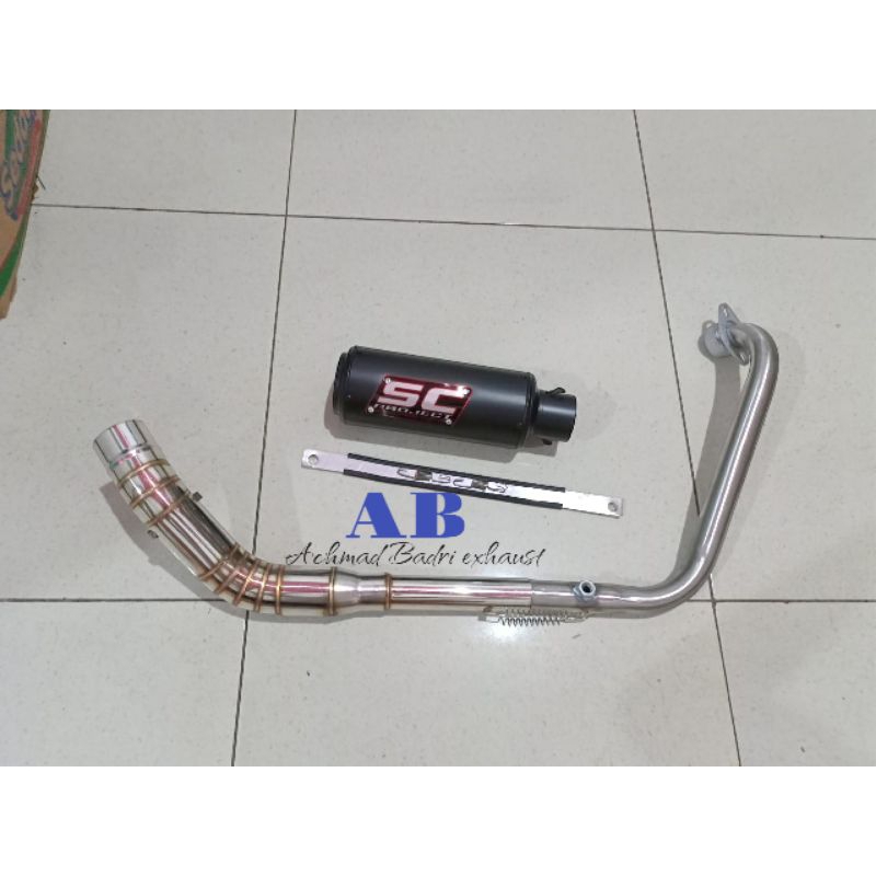 knalpot ninja 250 satu silinder knalpot racing ninja RR mono knalpot Kawasaki ninja 250 SL exhaust E