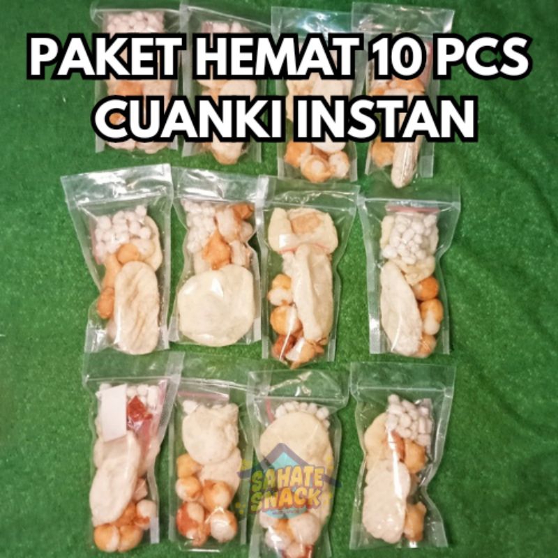 

PAKET USAHA CUANKI INSTAN 10 PCS / CUANKI INSTAN / CUANKI INSTAN 10 PCS PAKET HEMAT / CUANKI BUMBU LENGKAP