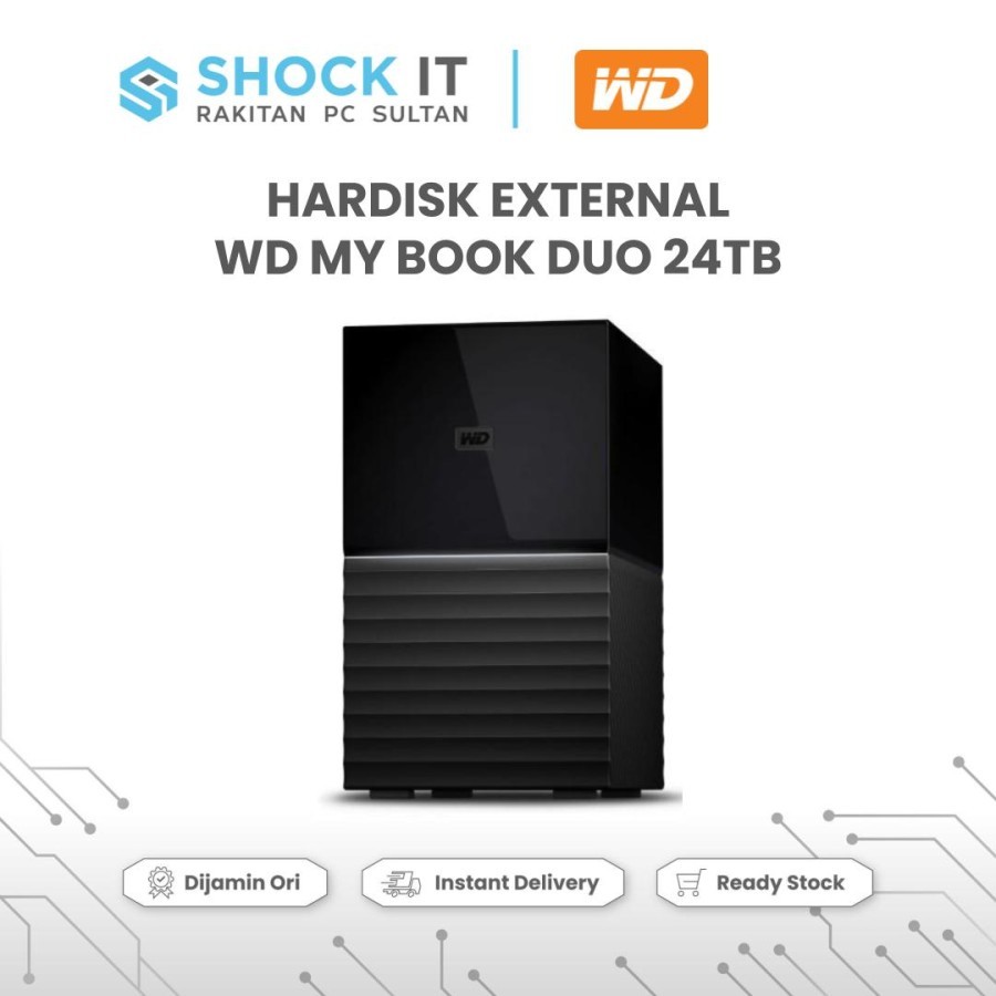 WD My Book Duo 24TB - HDD / HD / Hardisk / Harddisk External 3.5"