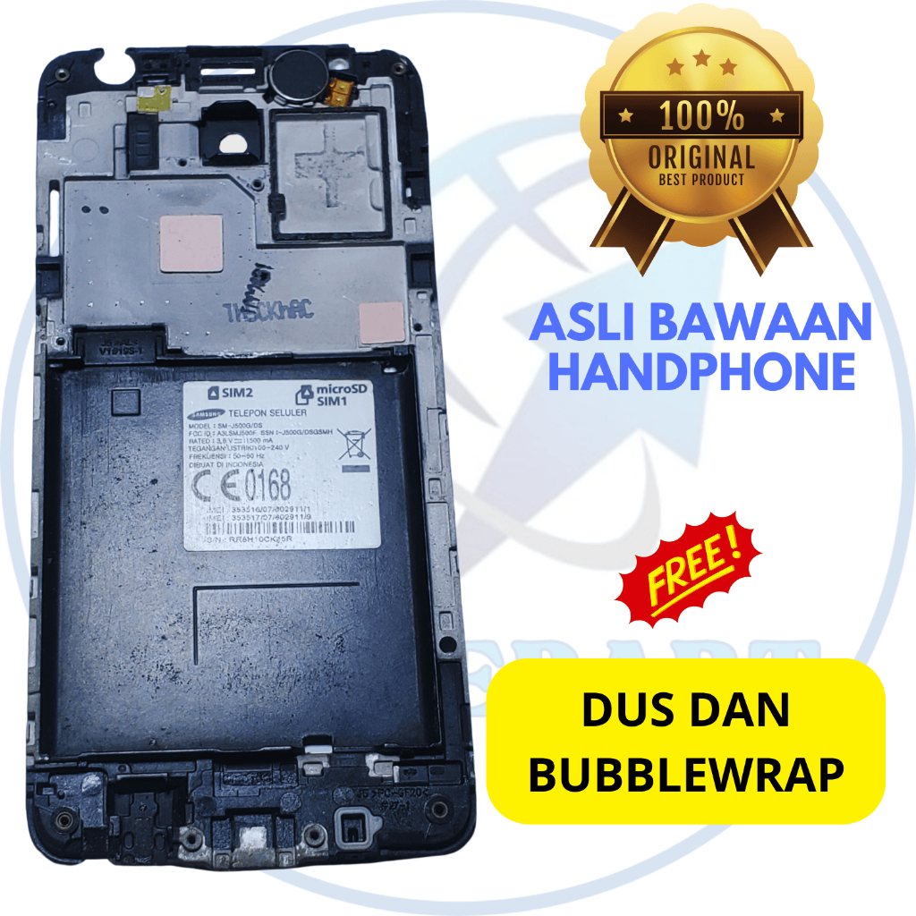 FRAME LCD SAMSUNG J5 2015 ORIGINAL COPOTAN - j500 - MIDDLE FRAME -  TULANGAN LCD - ORI CABUTAN BAWAA