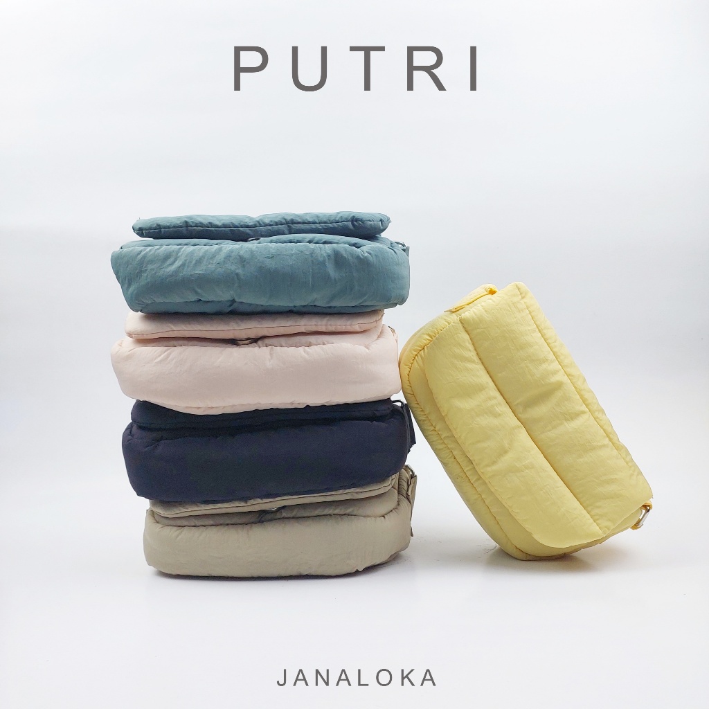 Janaloka Putri Pocket Bag / Tas Dompet / Tas mini / Slingbag Mini / PuffyBag Mini