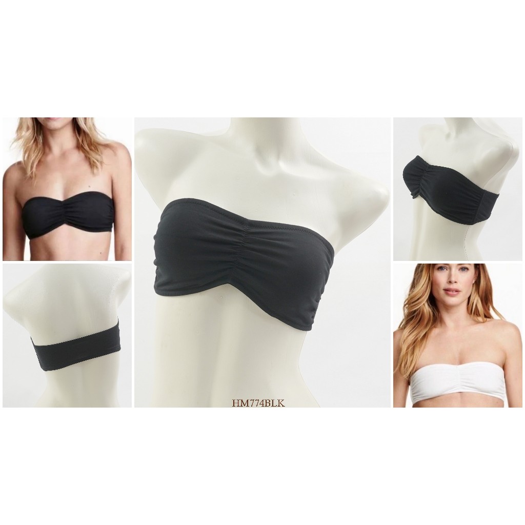 Bra Wanita Model Kemben Tanpa Kawat Tanpa Busa Half Cup Wireless / Non wired 30B 32B 34B 34C 36C Pak