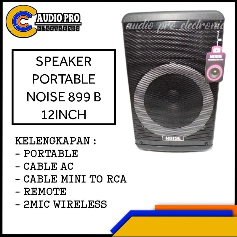 SPEAKER PORTABLE NOISE 899B 12INCH