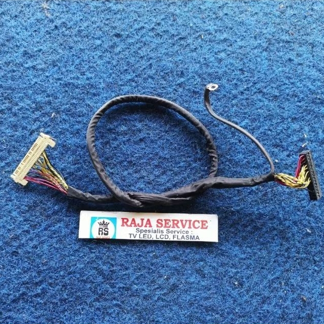 kabel tv polytron PLD 32V710/Y lvds flaxible dari tcon ke mainboard