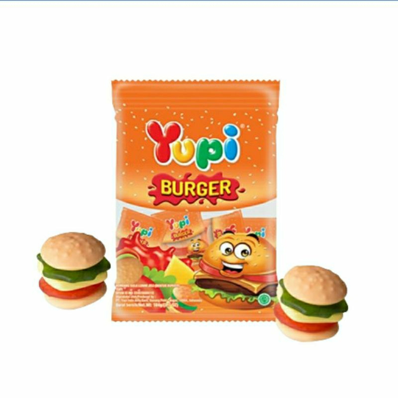 

Permen Yupi Mini Burger Kemasan 105gr