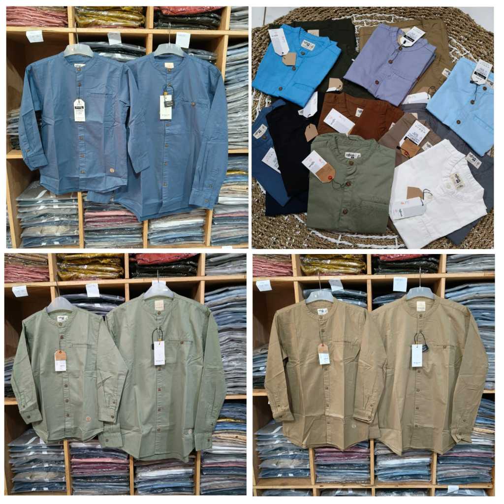 Baju Koko Dewasa Baju Cowok Model Trendy Atasan Lebaran Laki Laki Stylish Koko Pria Keren Premium Si