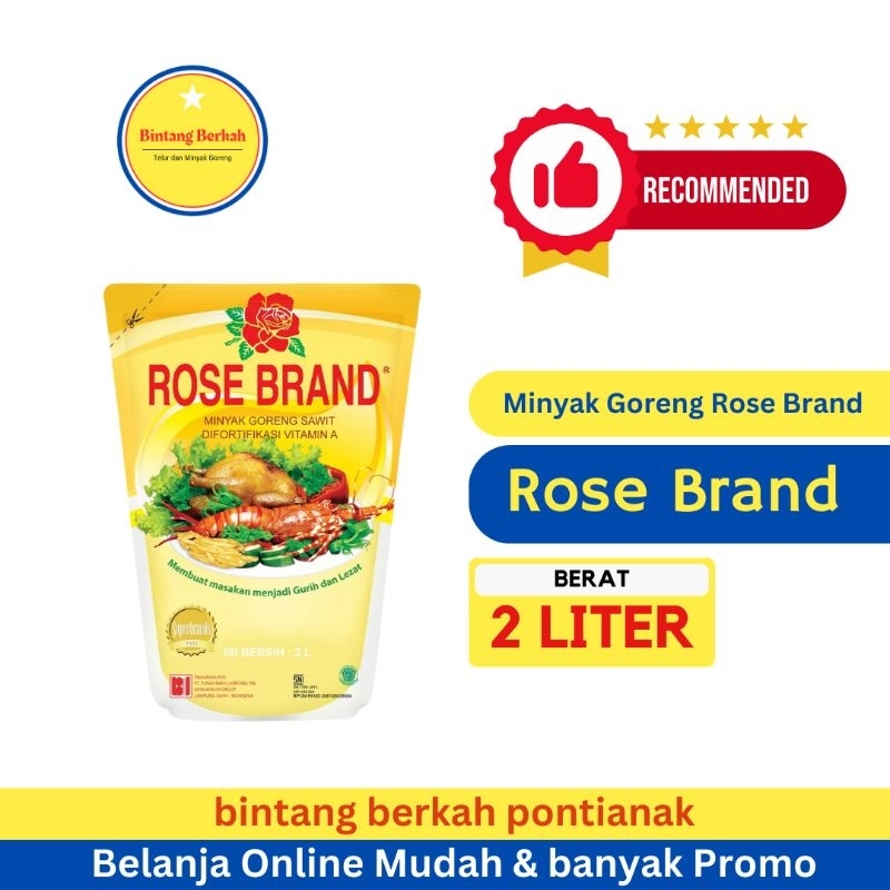 

Minyak goreng Rose Brand 2 Litera Refill