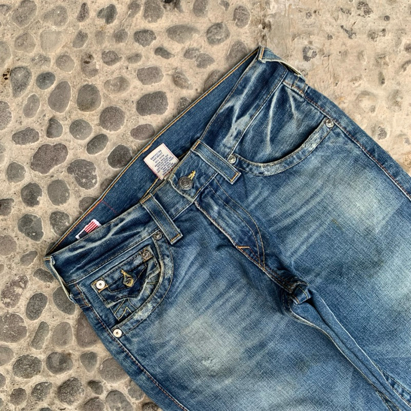 Vintage Jeans True Religion Feeding Blue Washed Second Original