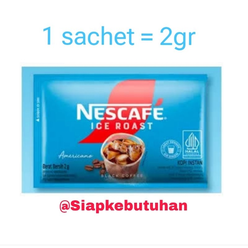 

Nescafe Ice Roast 2gr ORIGINAL // 1 sachet / exp 2026