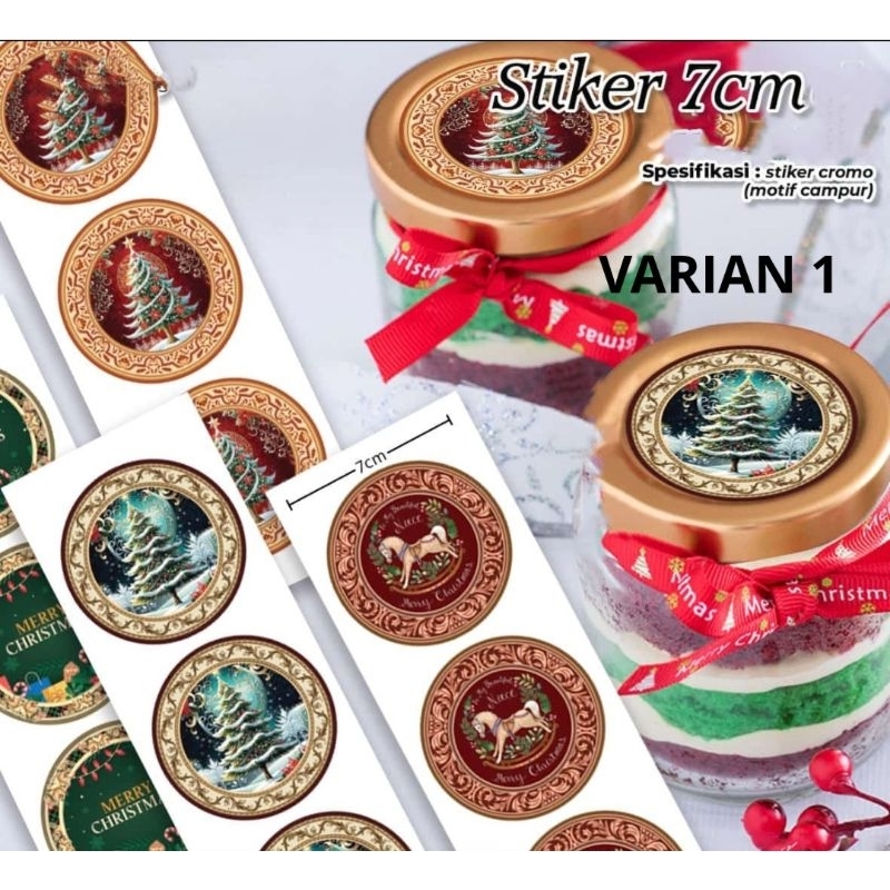 

STIKER CHRISTMAS/NATAL ( 1 pack isi 10 lembar)