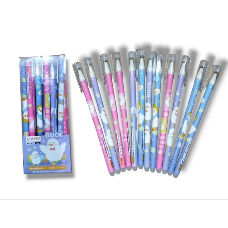 

Pen erasable duck nice 12 pcs