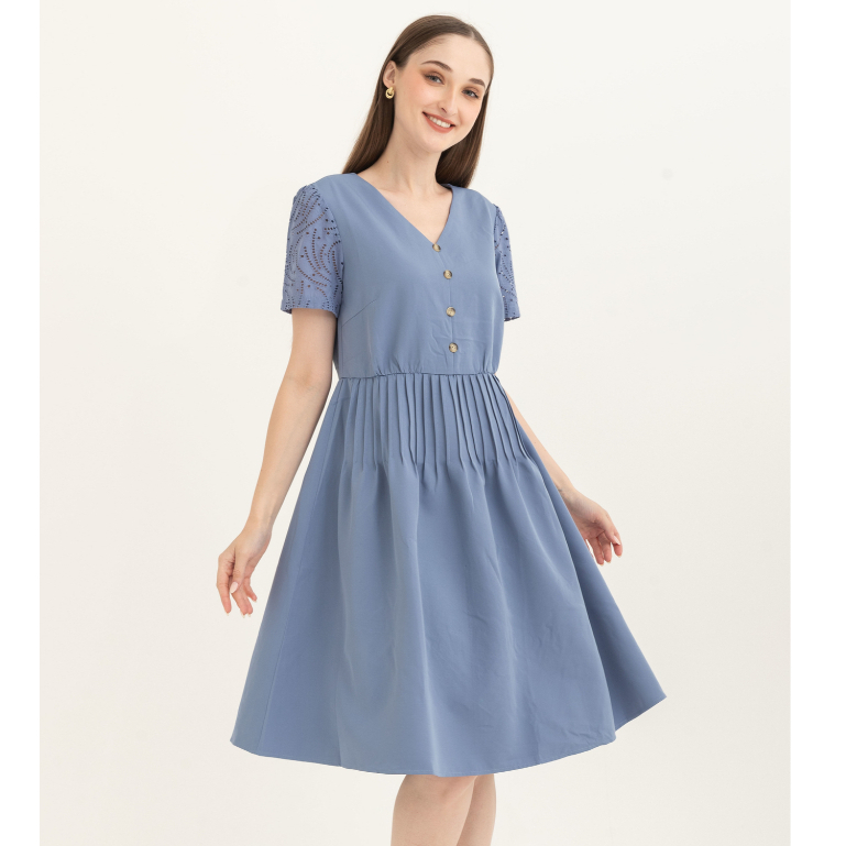 *Ready Stok* N2 - Dress Katun 28434