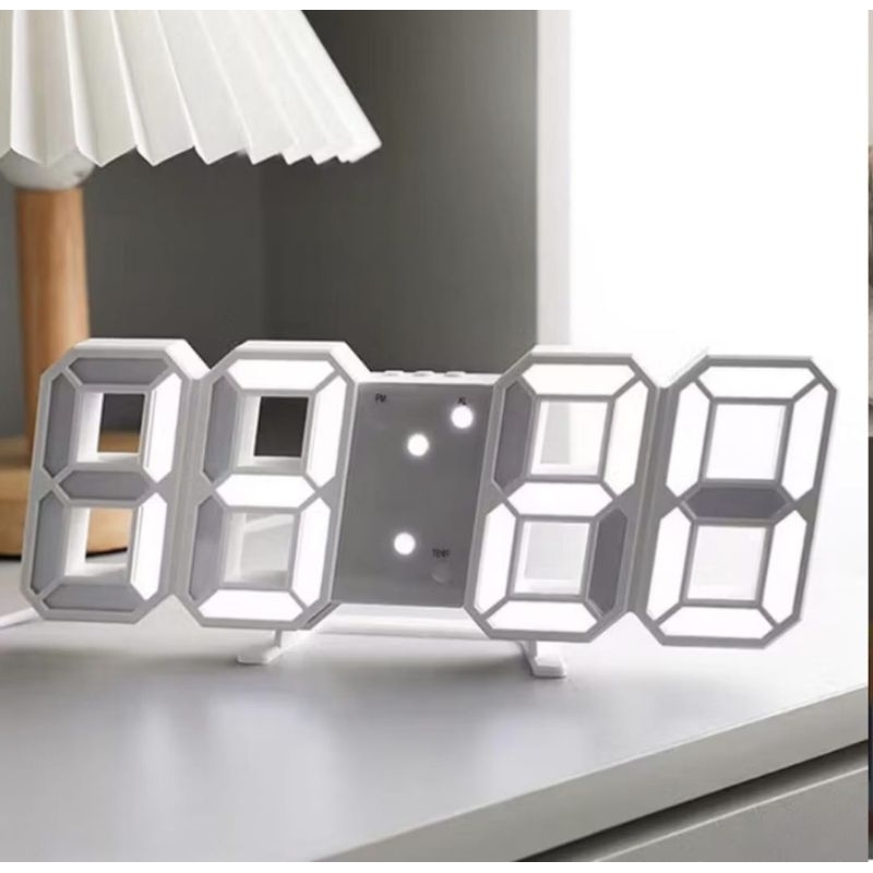 Jam Dinding Digital LED 3D Modern/ Jam Dinding Digital / Jam Dinding LED / Jam Dinding Estetik / Jam