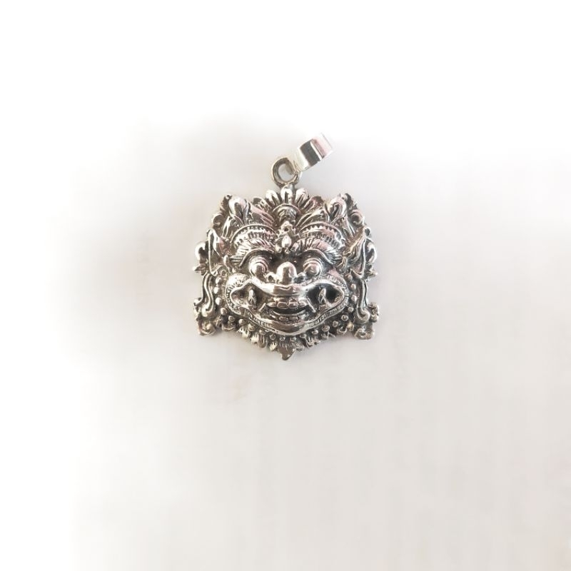 Liontin Mainan Kalung Pendant Barong Perak Silver Bali Asli 925 Pria Laki wanita Custom Unik