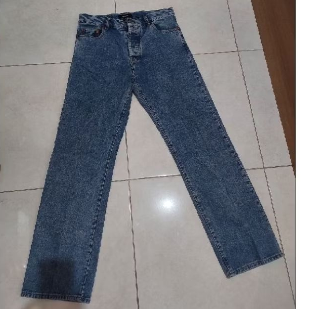 VEARST Jeans Baggy Light Blue Washed