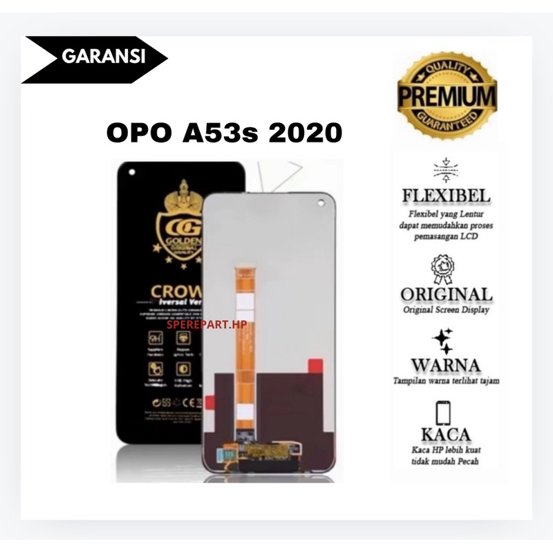 LCD TOUCHSCREEN OPO A53s 2020 FULLSET ORIGINAL/LCD ORIGINAL OPO A53s 2020