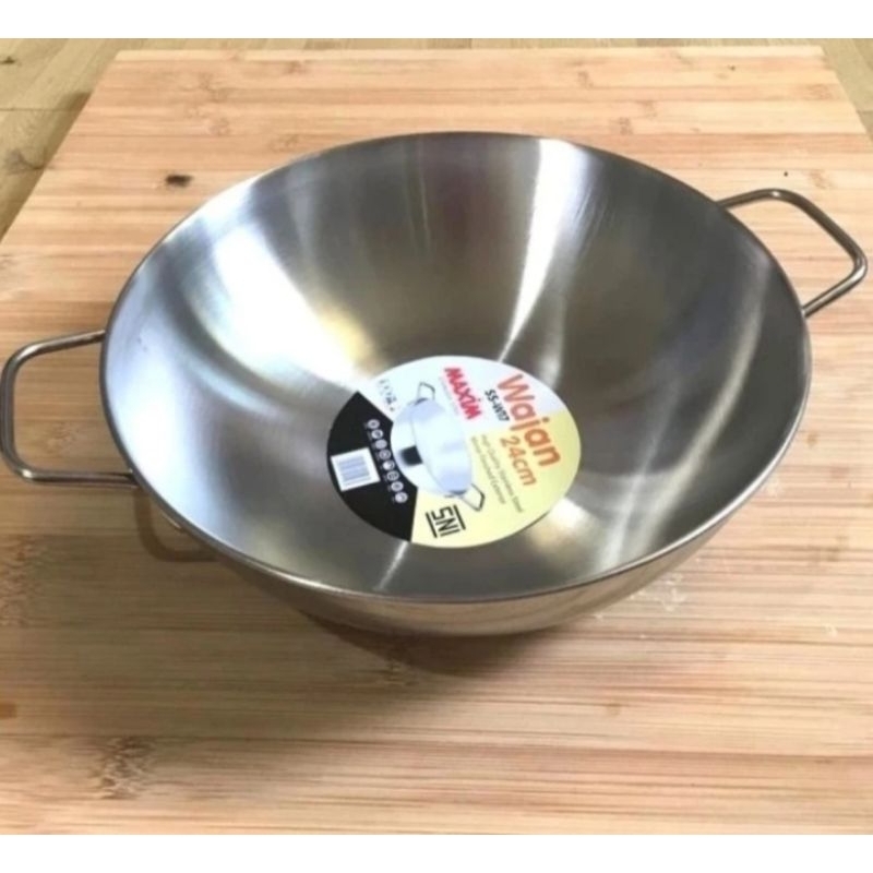 Wajan Mini Maxim 24cm • Wajan Mini Stainless Steel