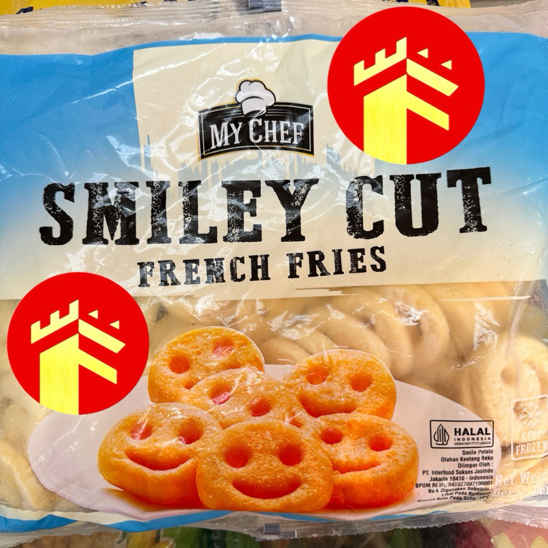 

MY CHEF SMILEY CUT 1 KG KENTANG GORENG KARAKTER FRENCH FRIES KARAKTER MUKA LUCU 1 KG MY CHEF