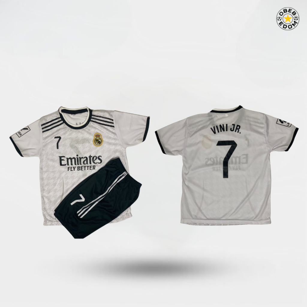 SETELAN BAJU BOLA ANAK LAKI LAKI REAL MADRID SETELAN JERSEY FUTSAL BOLA ANAK LAKI UMUR 7-9 TAHUN