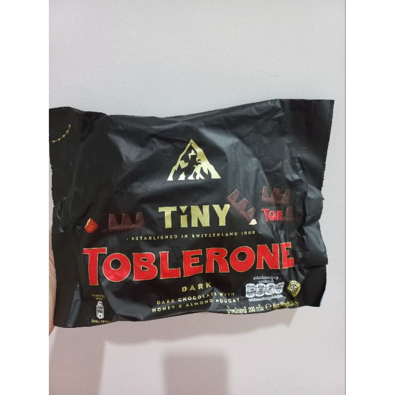 

toblerone tiny dark 200gr ( READY )