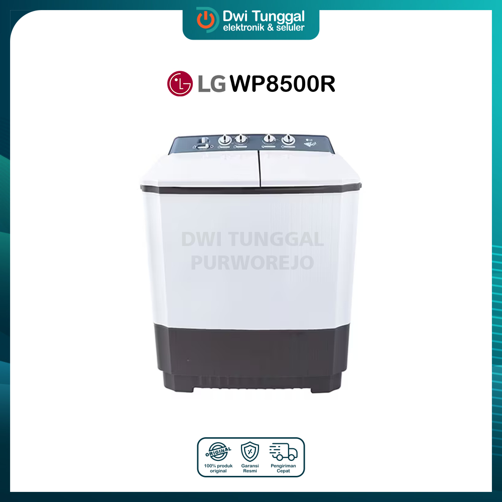LG WP-8500 - Mesin Cuci 2 Tabung 8.5kg