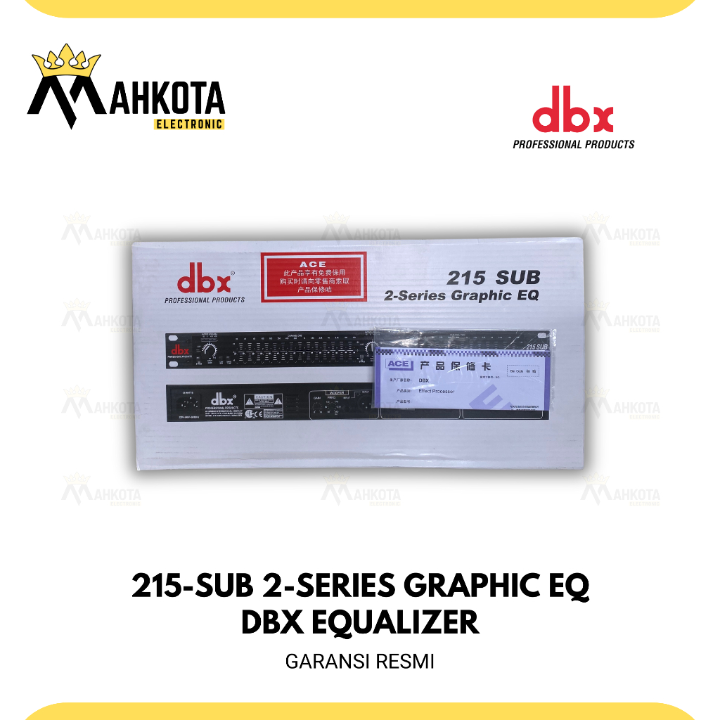 DBX 215 SUB Equalizer Audio Original Plus Subwoofer