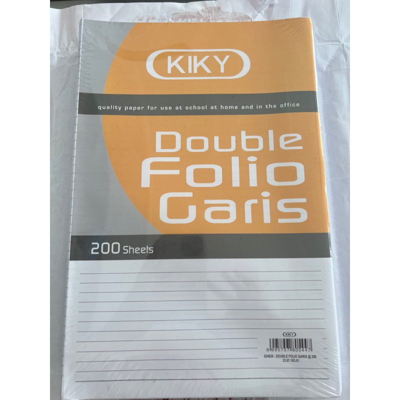 

DOUBLE FOLIO GARIS 200 LEMBAR KIKY , DOBEL FOLIO 200 KIKY