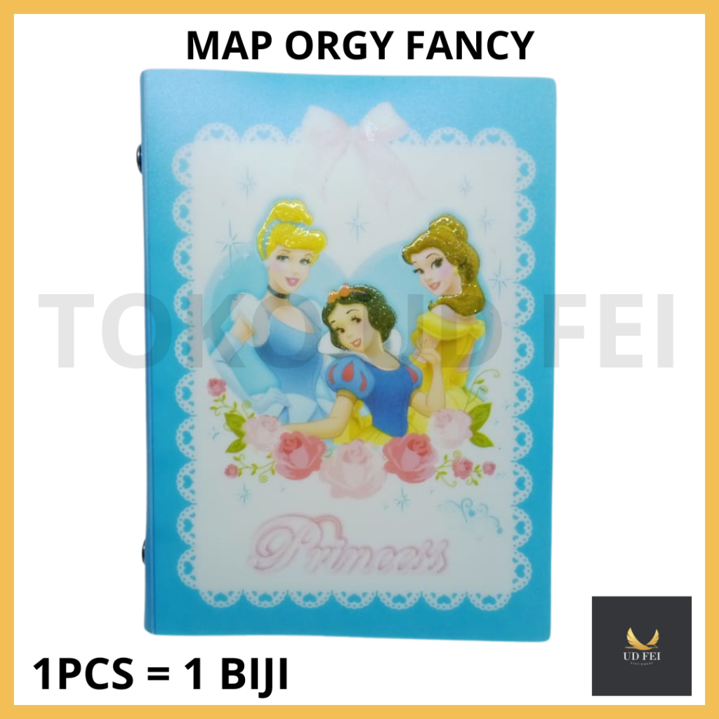 (1 PCS = 1 BIJI)  MAP ORGI/ MAP ORGI A7/ BINDER KECIL FANCY