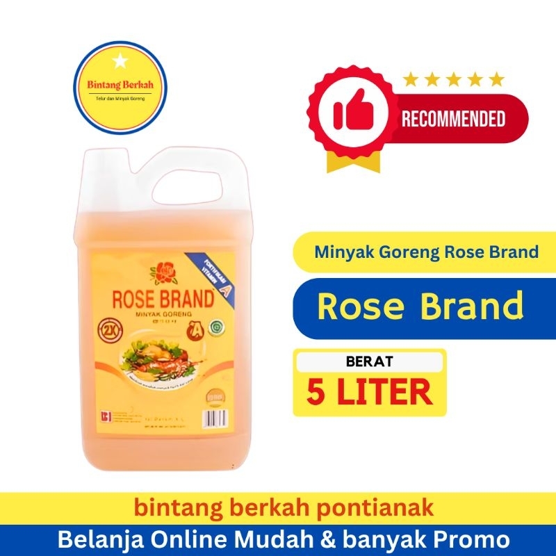 

Minyak Goreng Rose Brand 5 Liter Jerigen