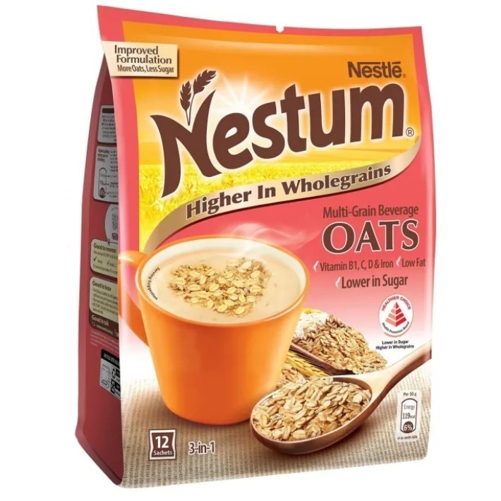 

Nestle Nestum 3 in 1 Instant Cereal Milk Drink Oats