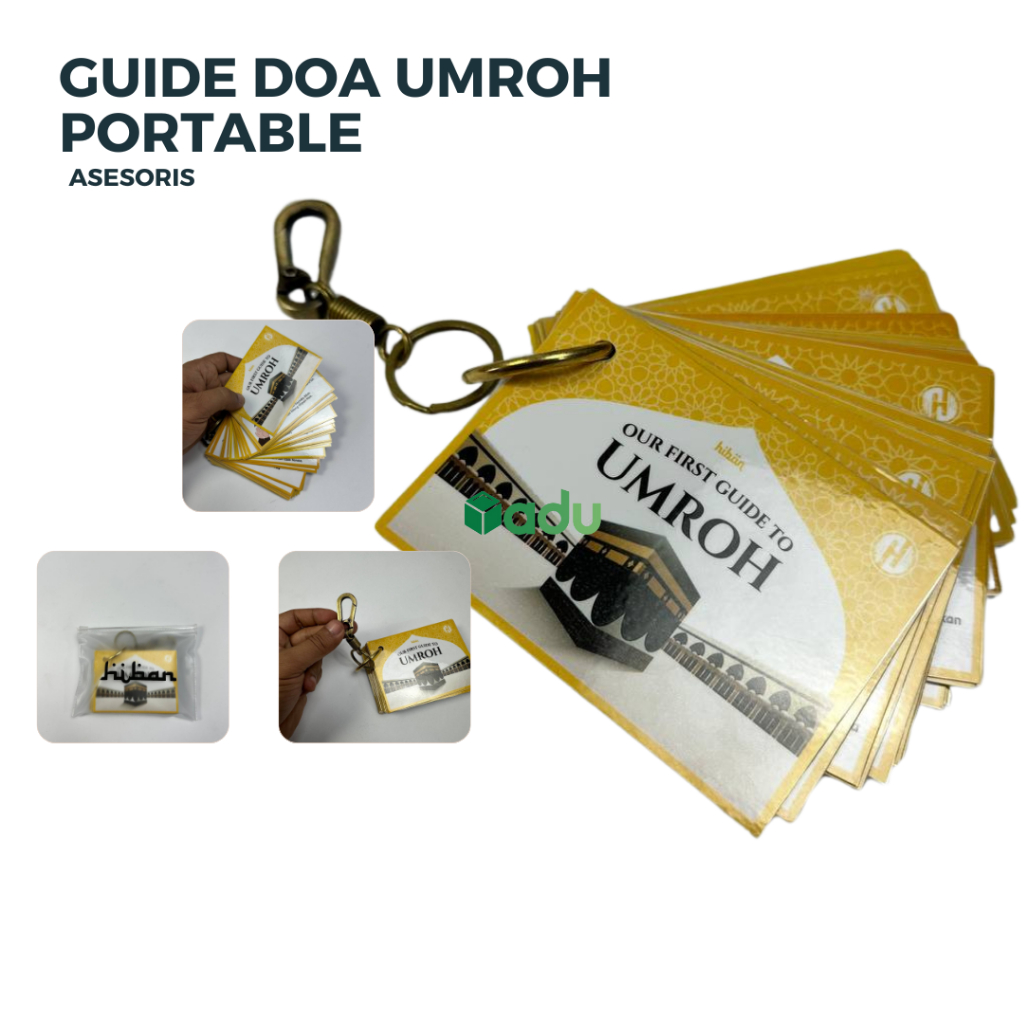 Dadu Store Buku Pegangan Catatan Doa Mini Perlengkapan Haji dan Umroh