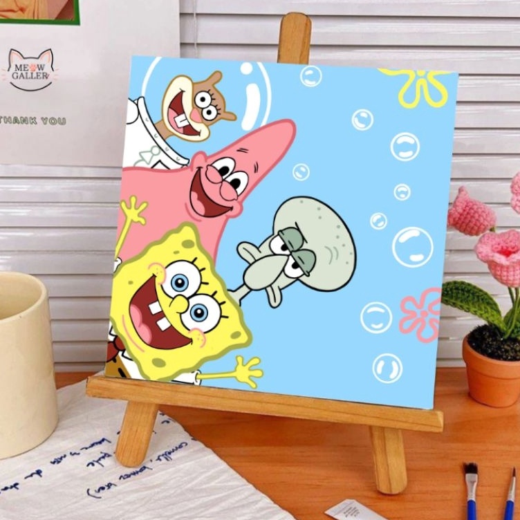

KODE F83Z Paint by Numbers 2x2cm Spongebob SquarePants Series