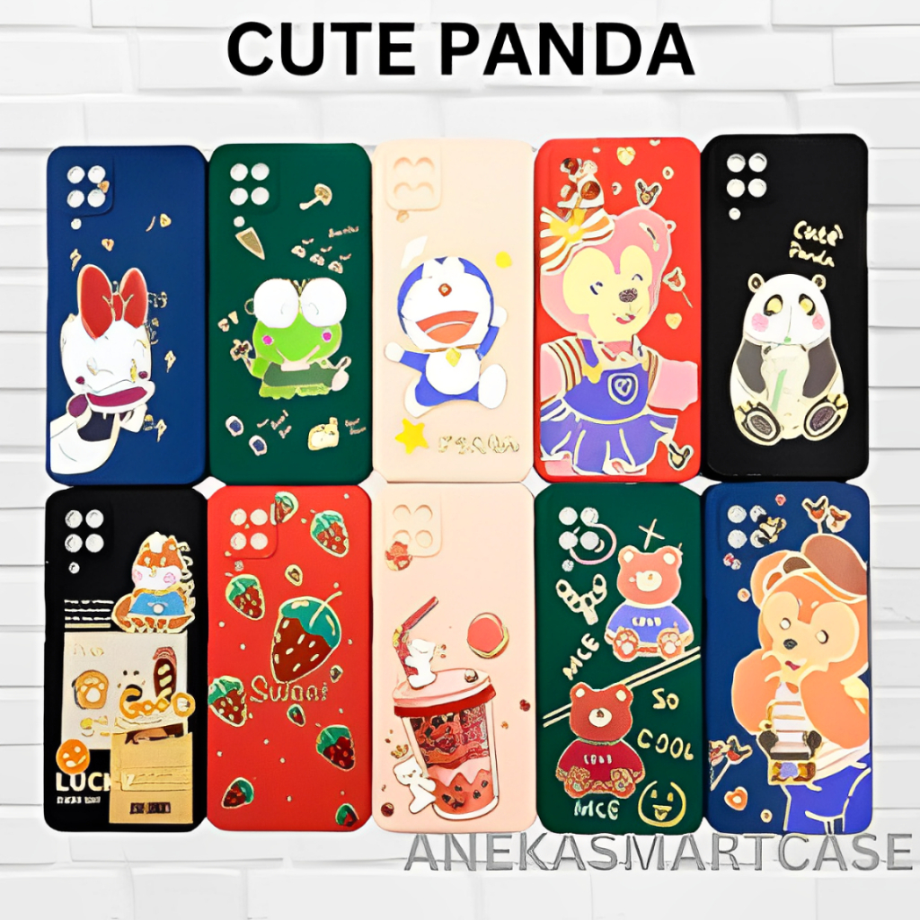 GROSIR SOFTCASE DISNEY CUTE PANDA UNTUK SAMSUNG OPPO REALME REDMI VIVO MOTIF LUCU DAN SUPER LENTUR