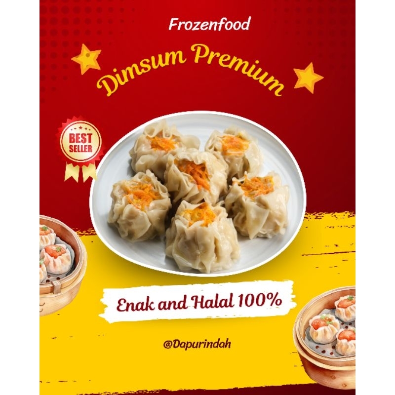 

Dimsum Ayam Premium Isi 20/soimay dimsum