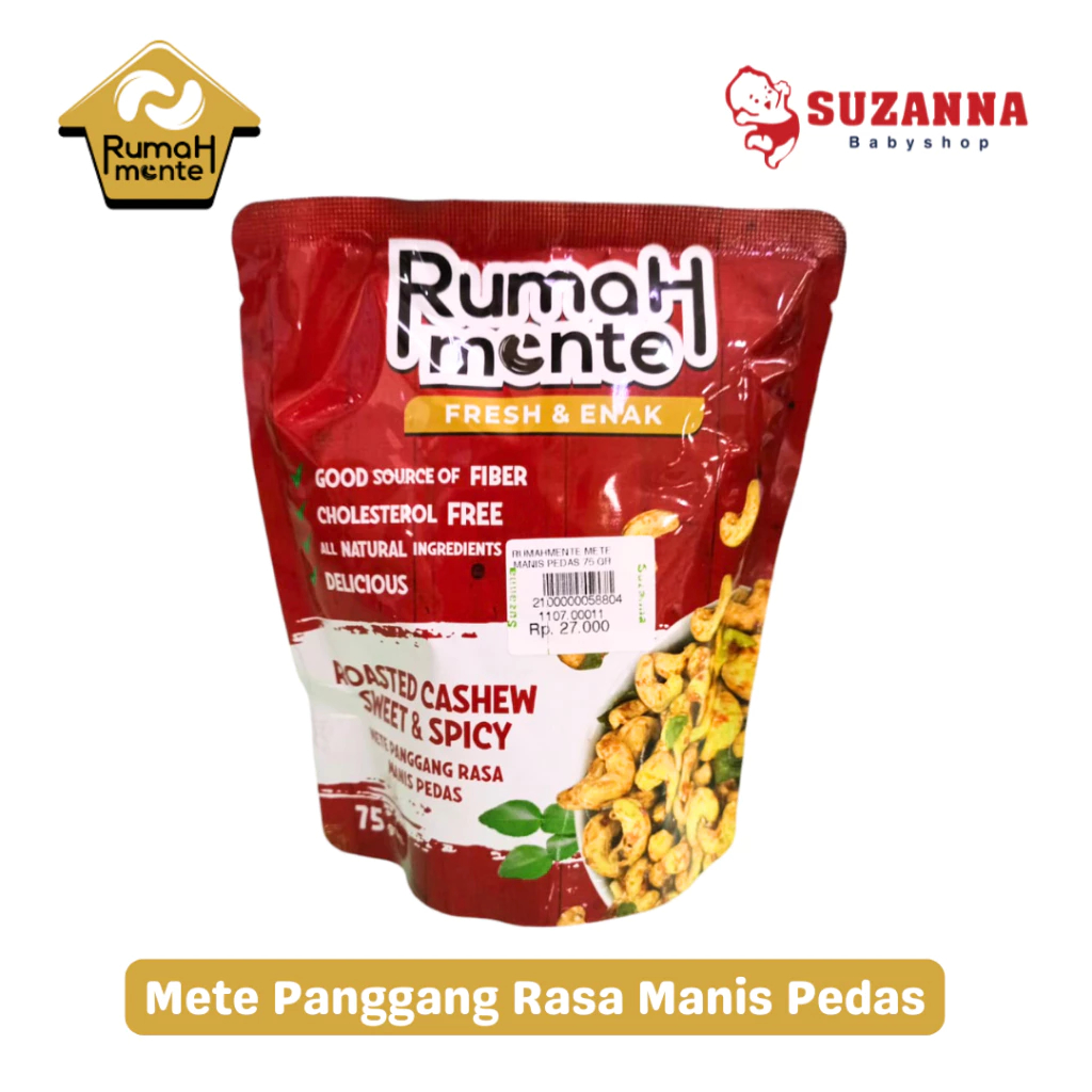 

Rumah Mente Mete Panggang Rasa Manis Pedas 75gr