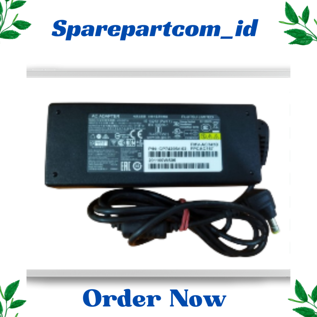 Adaptor Laptop Fujitsu 90W Jarum Kuning Original